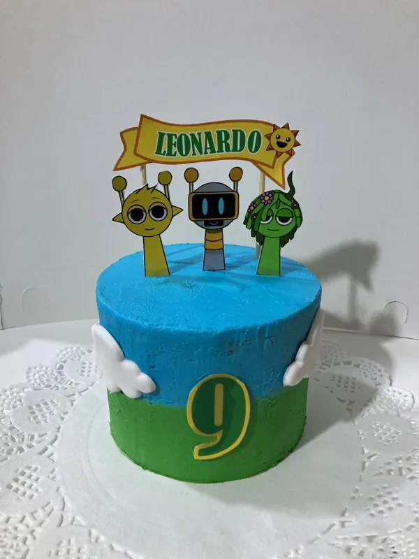 Torta 9 años personalizada