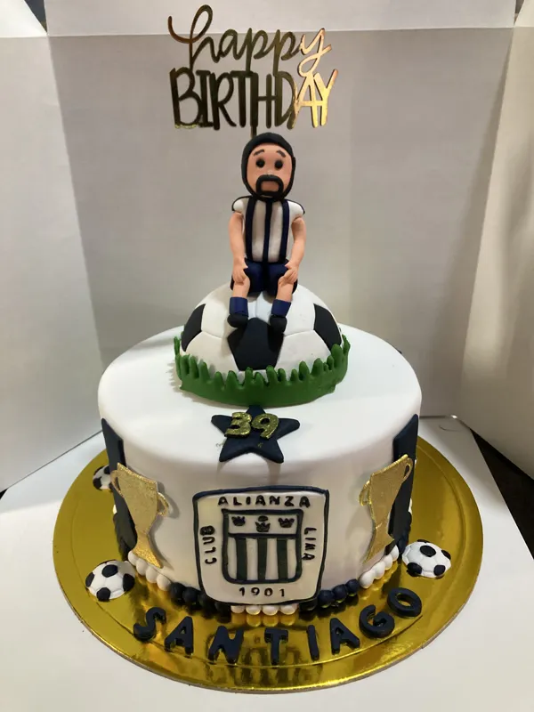 Torta Alianza Lima personalizada