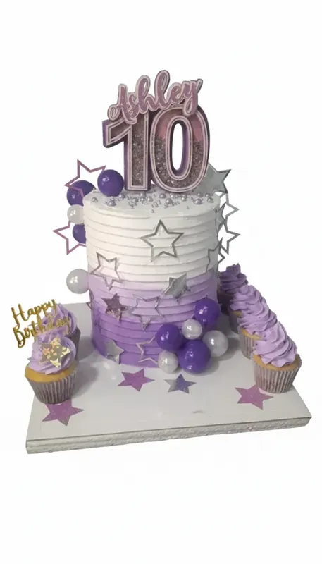 Torta de 10 años personalizada